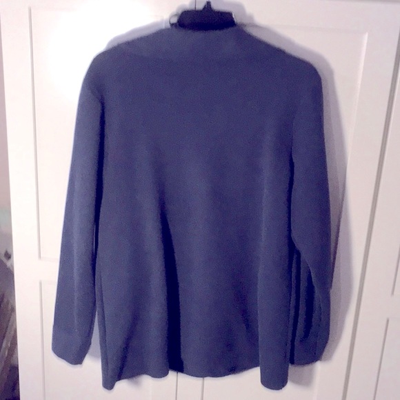 NIC + ZOE DARK NAVY DOUBLE BREASTED BLAZER. L - Picture 2 of 5